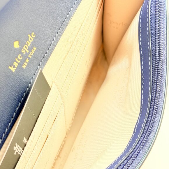 ✨Presenting✨: Kate Spade ♠️ "Perry" 💙🤍 Blue and White Floral 🤍💙 - NWT! 👀 - Picture 5 of 8